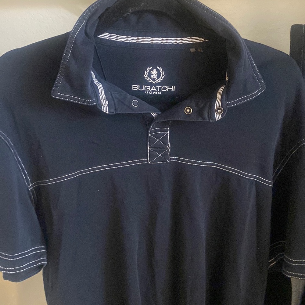 Mens Cotton Bugatchi Polo